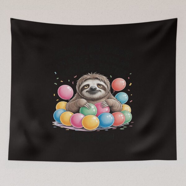 Item preview, Sloth I Am Cranky I'm Going Through My Terrible Sixties designed and sold by LeeEvans222.