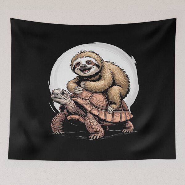 Item preview, Sloth Turtle Perezoso Animal Baby Sloth Heart designed and sold by LeeEvans222.