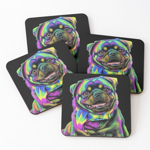 Item preview, Psychedelic Pug designed and sold by Zena Rowland.