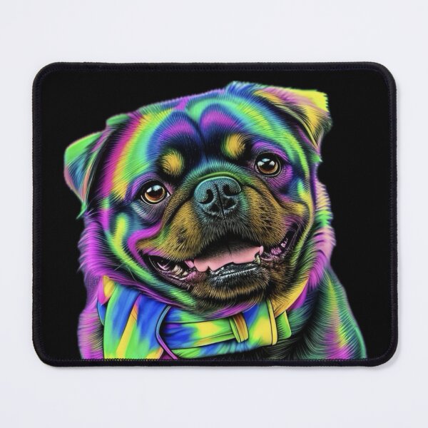 Item preview, Psychedelic Pug designed and sold by Zena Rowland.