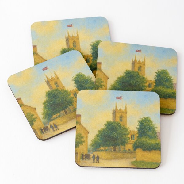 Item preview, Vintage view of Harthill Village Church designed and sold by Paul Rowland.