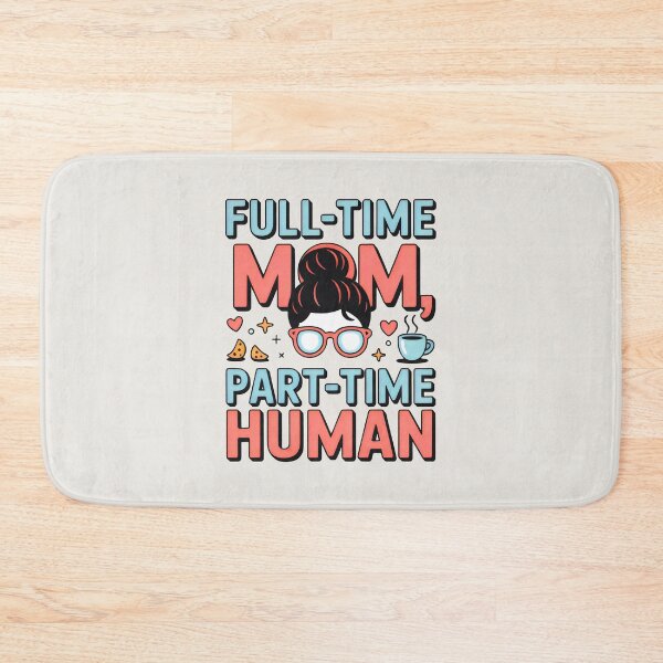 Item preview, Busy Mom Life with Glasses and Snack Icons designed and sold by SplashTastic.