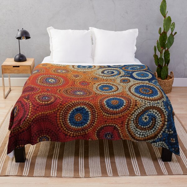 Item preview, Aboriginal Inspired Dot Art - The Serenity Of Hot And Cold designed and sold by GrinGalore.