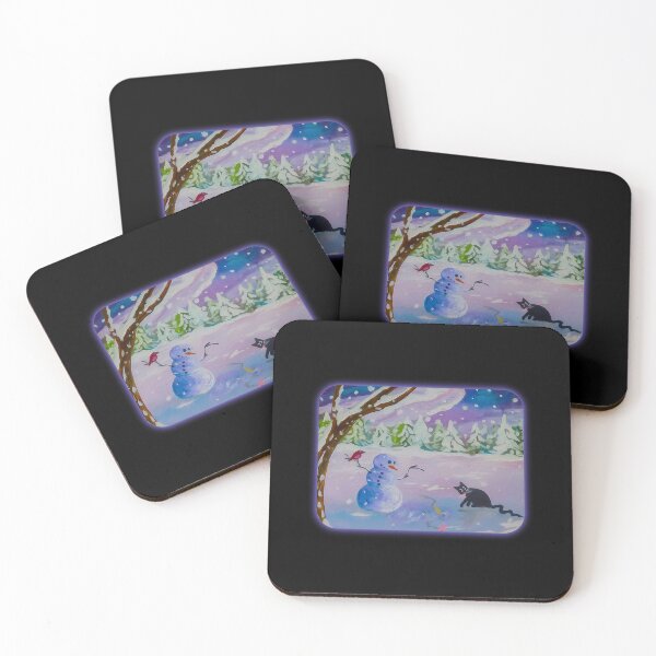 Item preview, Snowman Winter Reflection designed and sold by Namerreh59Art.