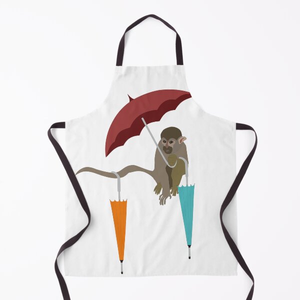 Item preview, Monkey with umbrellas designed and sold by Design4uStudio.
