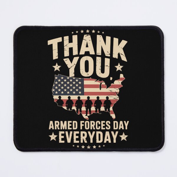 Item preview, Thank You Armed Forces Day Everyday Patriotic Veterans Day designed and sold by TrinaEspinoza.