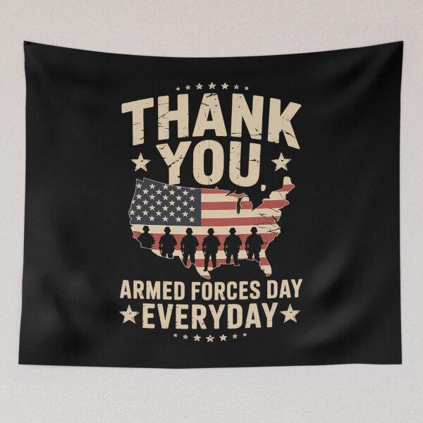 Item preview, Thank You Armed Forces Day Everyday Patriotic Veterans Day designed and sold by TrinaEspinoza.