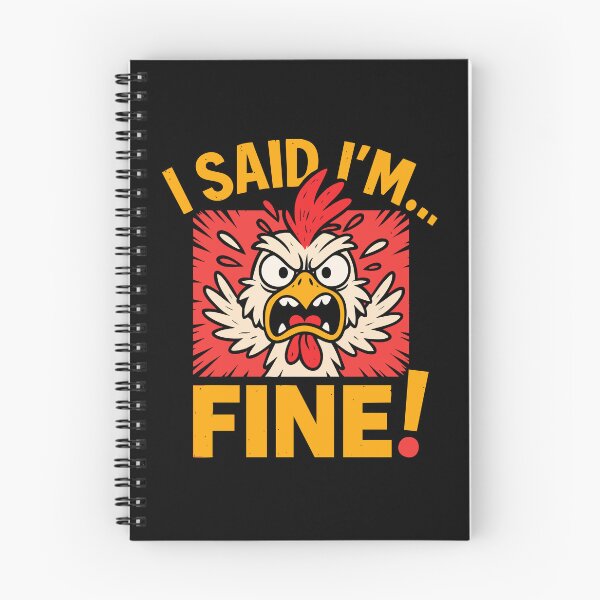 Item preview, Angry Chicken Funny Sarcastic Quote Art designed and sold by graphicnew.