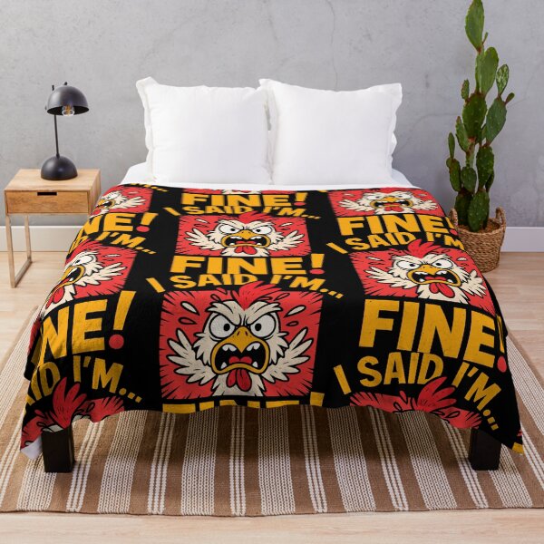 Item preview, Angry Chicken Funny Sarcastic Quote Art designed and sold by graphicnew.