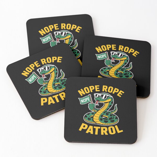 Item preview, Snake With Nope Flag Nope Rope Patrol designed and sold by LeeEvans222.
