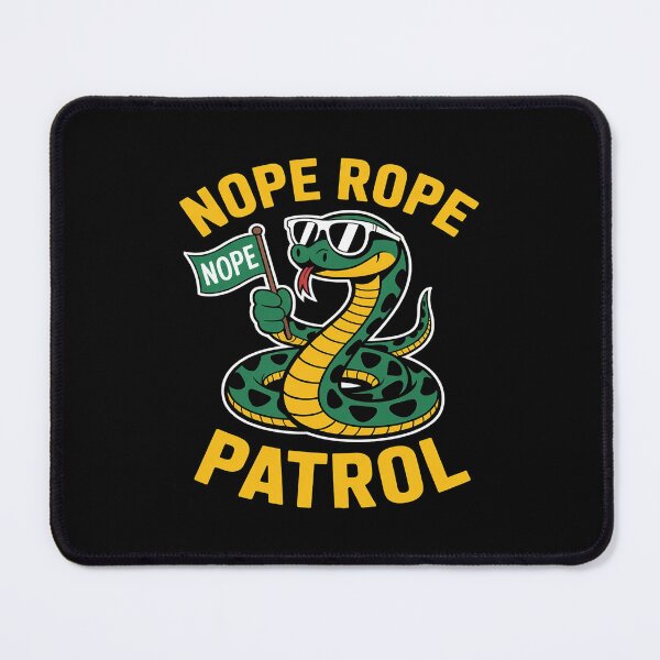 Item preview, Snake With Nope Flag Nope Rope Patrol designed and sold by LeeEvans222.