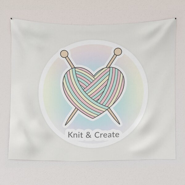 Item preview, Knitting Heart – Hobby Illustration designed and sold by Day Dreamer.