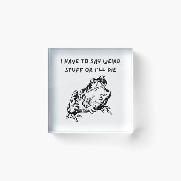 Item preview, Quote Silly Vintage Style 90s Humor Funny Frog designed and sold by JackyEstera.