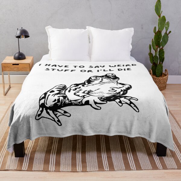 Item preview, Quote Silly Vintage Style 90s Humor Funny Frog designed and sold by JackyEstera.