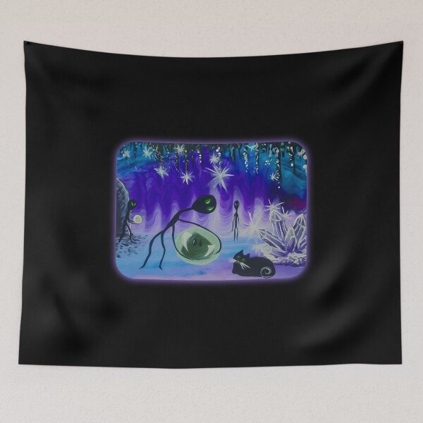 Item preview, Aliens In Crystal Cave designed and sold by Namerreh59Art.