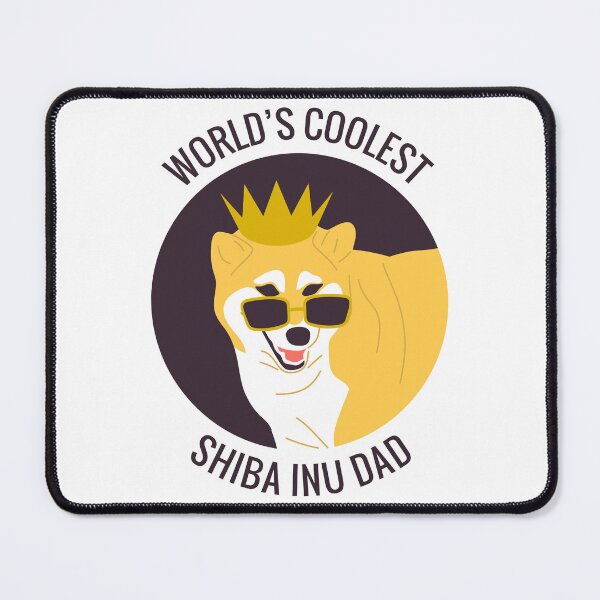Item preview, World's coolest Shiba Inu dad, dogsama designed and sold by AngryDuckShopTM.