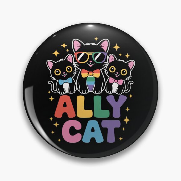 Item preview, Ally Cat Rainbow LGBT Pride Flag Gay Pride Month 2025  designed and sold by NeomiStoreSS.