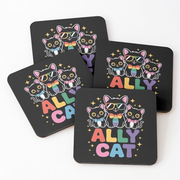 Item preview, Ally Cat Rainbow LGBT Pride Flag Gay Pride Month 2025  designed and sold by NeomiStoreSS.