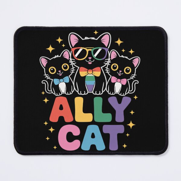 Item preview, Ally Cat Rainbow LGBT Pride Flag Gay Pride Month 2025 designed and sold by NeomiStoreSS.