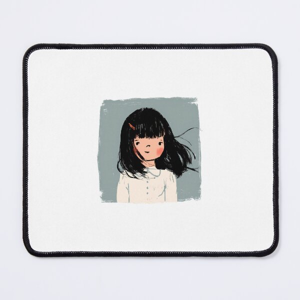 Item preview, Girl With Bangs designed and sold by LAPENBROWN.