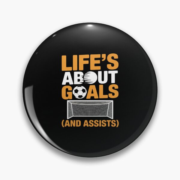 Item preview, Soccer Life's About Goals Assists Funny Soccer Player designed and sold by LeeEvans222.