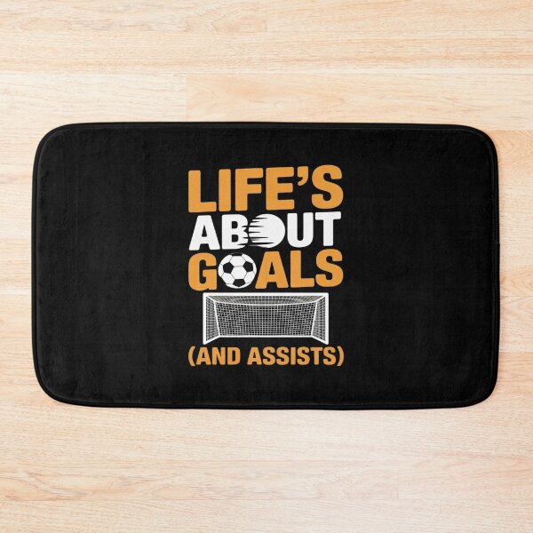 Item preview, Soccer Life's About Goals Assists Funny Soccer Player designed and sold by LeeEvans222.