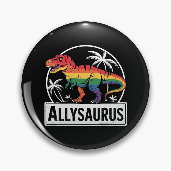 Item preview, Allysaurus LGBTQ Ally Dinosaur Rainbow Gay Pride  designed and sold by NeomiStoreSS.