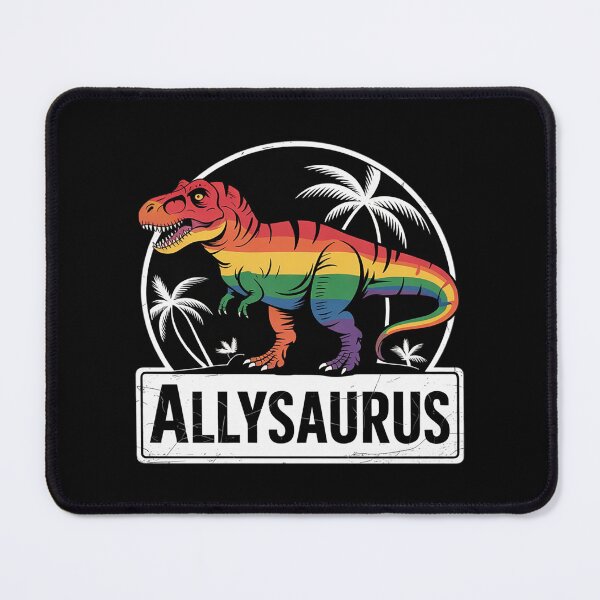 Item preview, Allysaurus LGBTQ Ally Dinosaur Rainbow Gay Pride designed and sold by NeomiStoreSS.