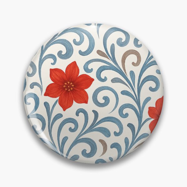 Item preview, Swirling flowers on a light background designed and sold by Sigtrix.