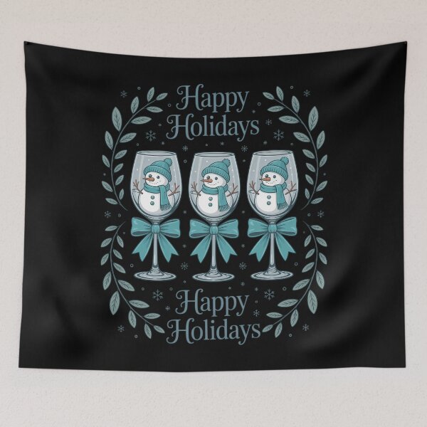 Item preview, Drink Drank Drunk Christmas Cute Snowman Happy Holidays designed and sold by CookWorldLaughs.