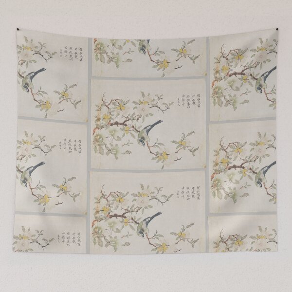 Item preview, Bird on Pomegranate, first half of the 1700s. China, Suzhou, Qing dynasty (1644–1911) designed and sold by Vintage Designs +.
