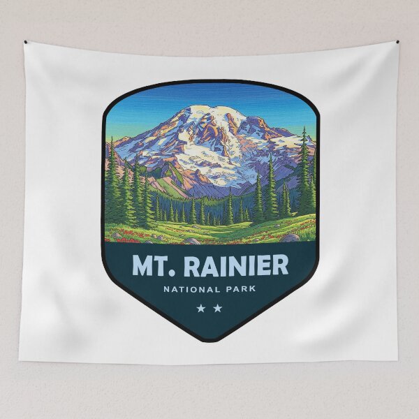 Item preview, Mt. Rainier National Park Shield designed and sold by Esskay Designs.