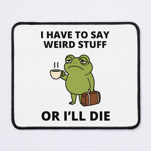 Item preview, Frog 90s Quote Funny Humor Vintage Style Silly designed and sold by JackyEstera.