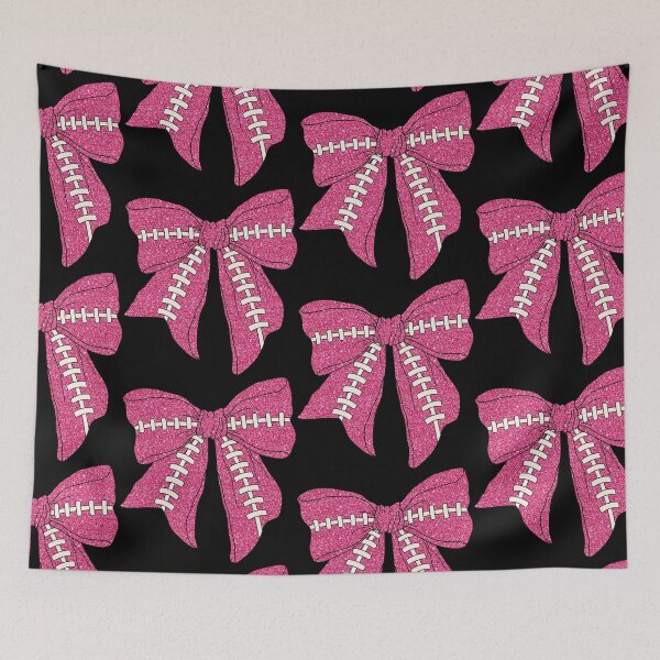 Item preview, Glitter Football Bow designed and sold by PMSNshop.