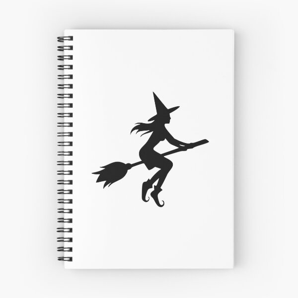 Item preview, flying witch silhouette designed and sold by sweetb3rry.