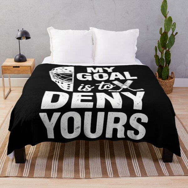 Item preview, Funny My Goal Is To Deny Yours Hockey Goalie Ice Hockey Gift designed and sold by CookWorldLaughs.