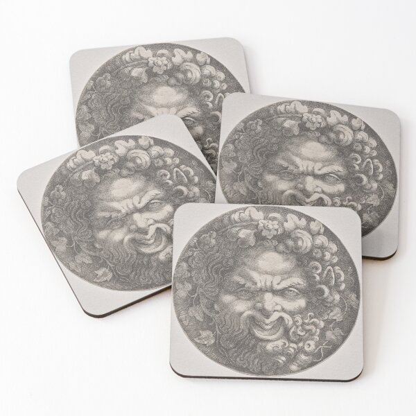 Item preview, Head of Silenus, c. 1547–87. Adamo Scultori (Italian, c. 1530–1585), after Giulio Romano (Italian, 149299–1546) designed and sold by Vintage Designs +.