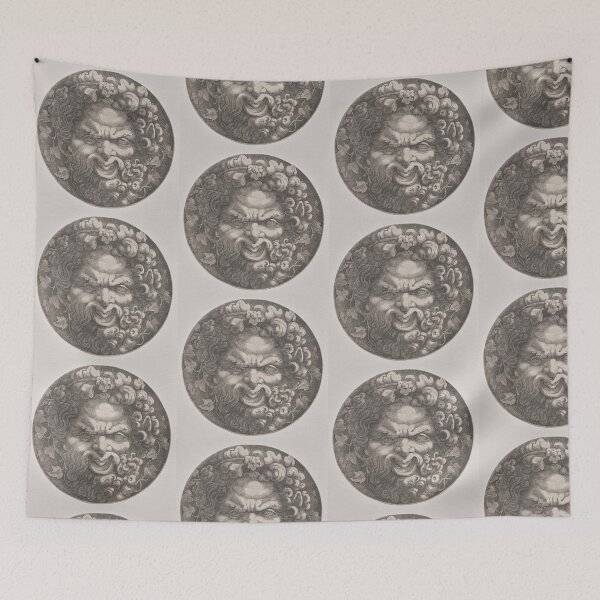 Item preview, Head of Silenus, c. 1547–87. Adamo Scultori (Italian, c. 1530–1585), after Giulio Romano (Italian, 149299–1546) designed and sold by Vintage Designs +.