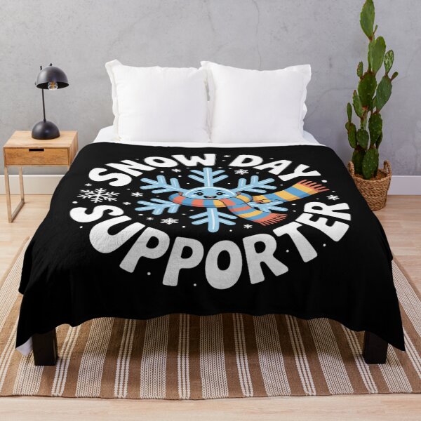 Item preview, Funny Snow Days Supporter Winter Snowflake Teacher Crew designed and sold by CookWorldLaughs.