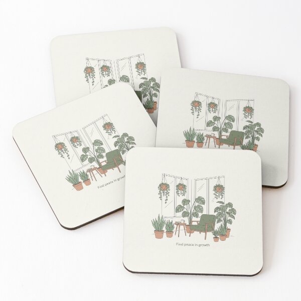 Item preview, Indoor Jungle – Cozy Plant Corner Print designed and sold by Day Dreamer.