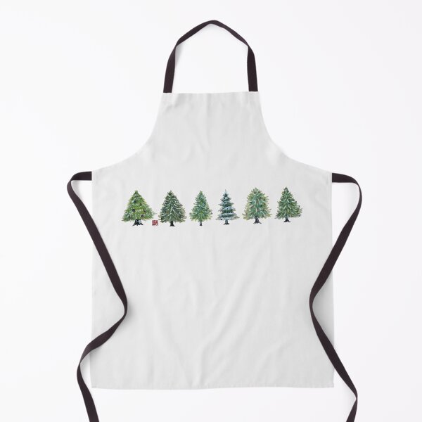 Item preview, Six Christmas Trees designed and sold by YaMoCalligraphy.
