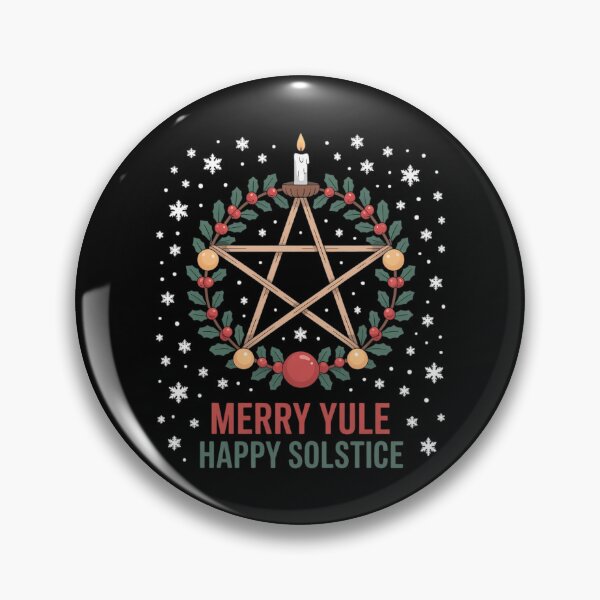 Item preview, Merry Yule Happy Solstice Pagan Yuletide Season Christmas  designed and sold by TrinaEspinoza.
