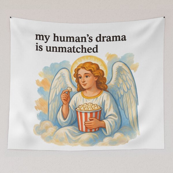 Item preview, guardian angel, spiritual, faith, heavenly designed and sold by TrueArtVibes.