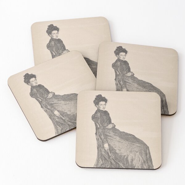Item preview, Portrait of Marianne Brockhaus in Leipzig, 1899. Otto Greiner (German, 1869–1916) designed and sold by Vintage Designs +.