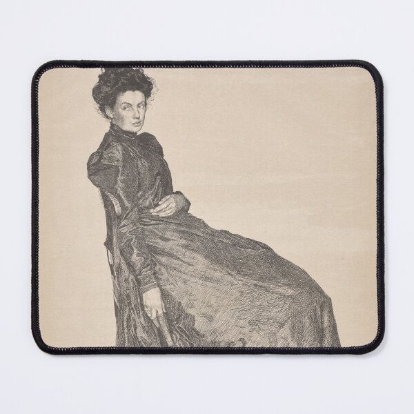 Item preview, Portrait of Marianne Brockhaus in Leipzig, 1899. Otto Greiner (German, 1869–1916) designed and sold by Vintage Designs +.
