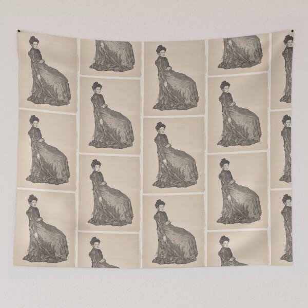 Item preview, Portrait of Marianne Brockhaus in Leipzig, 1899. Otto Greiner (German, 1869–1916) designed and sold by Vintage Designs +.