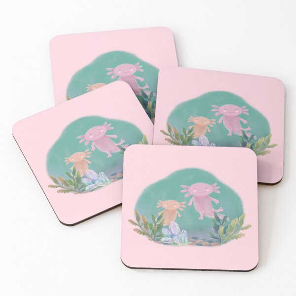 Item preview, Axolotl in a crystal lake designed and sold by NaliniLe.