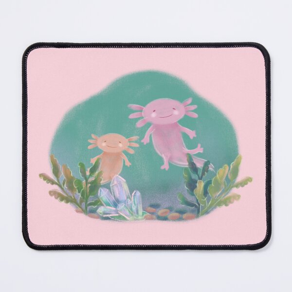 Item preview, Axolotl in a crystal lake designed and sold by NaliniLe.