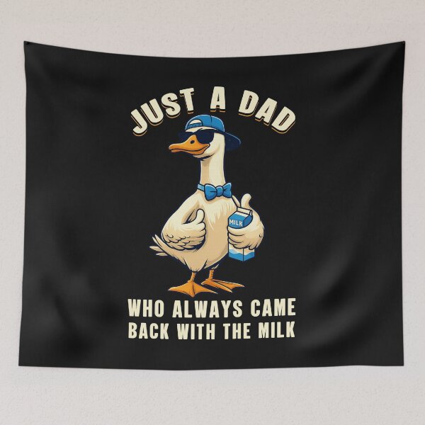 Item preview, Cool Duck Dad Came Back With Milk T-Shirt designed and sold by TinaMDedrick.
