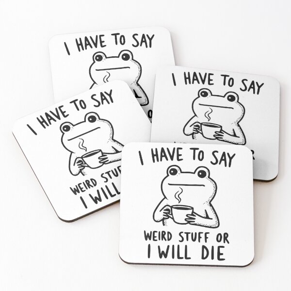 Item preview, Vintage Funny Humor Frog Silly Quote 90s Style designed and sold by JackyEstera.